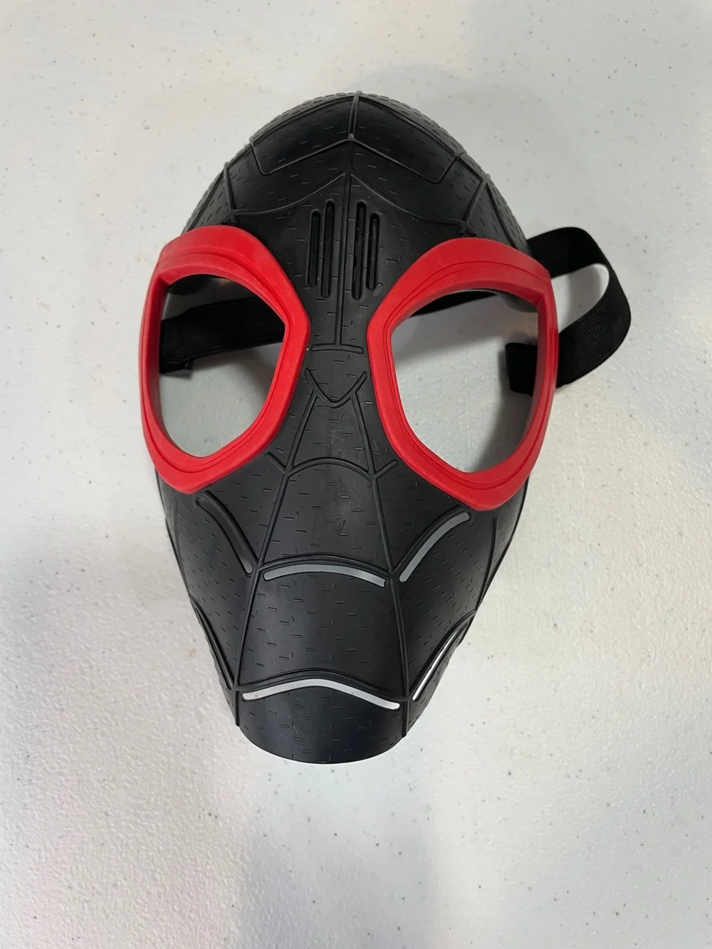 Black and Red Spider-Style Costume Mask